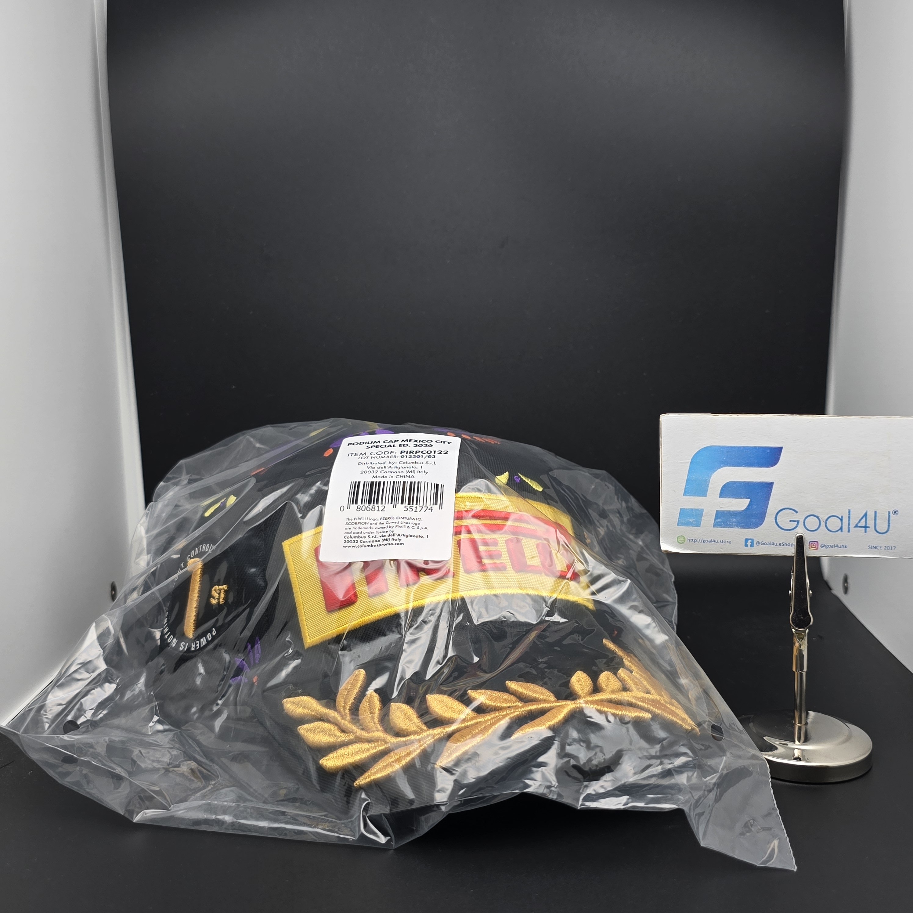 💀亡靈節傳統 F1 Pirelli倍耐力 2026 Mexico GP 墨西哥站特別版 P1冠軍帽 PIRPC0122