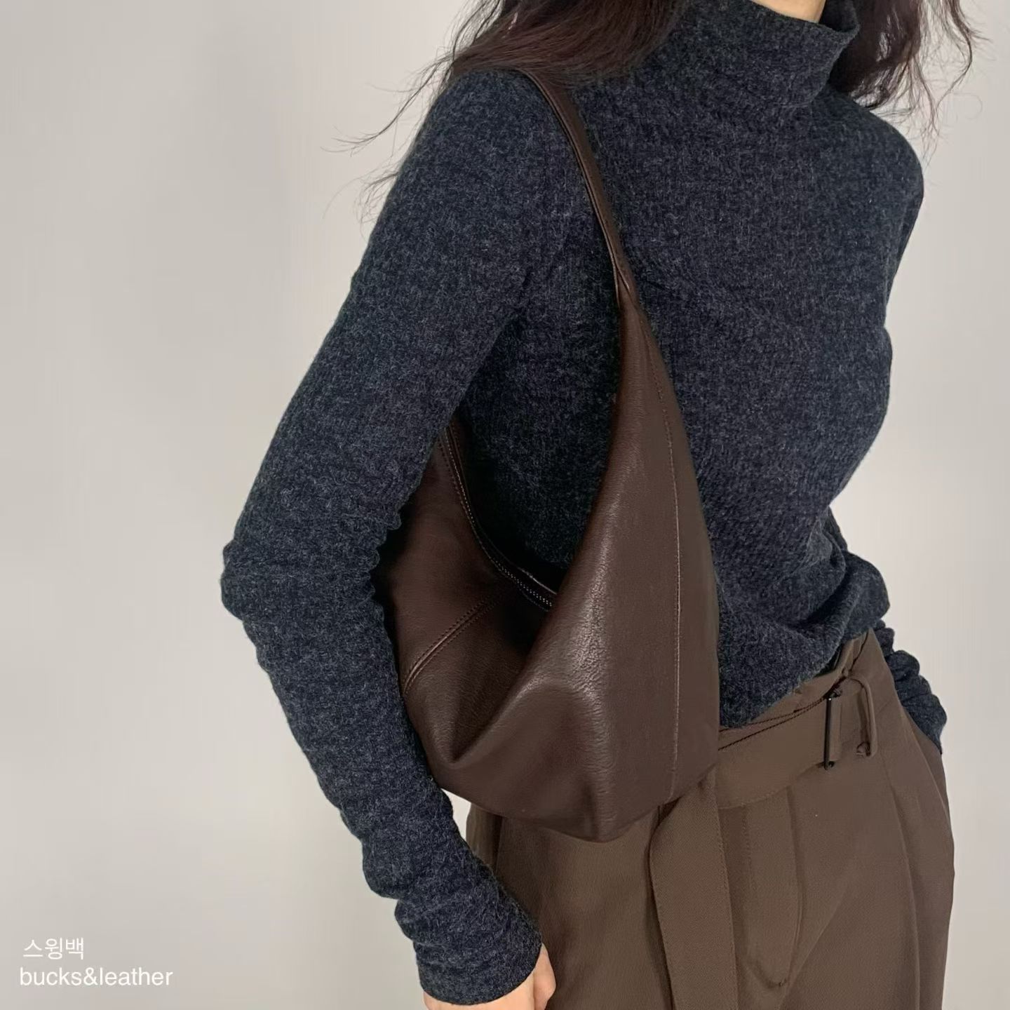 Bucks & Leather 極簡風慵懶Style Tote Bag S