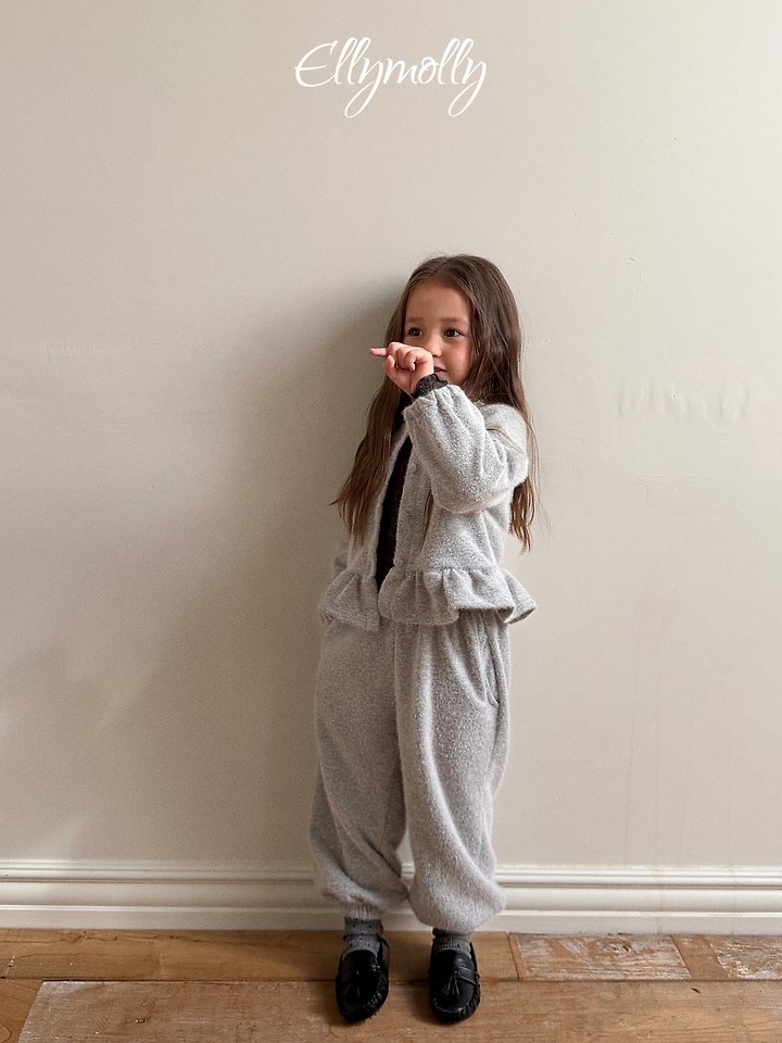 Ellymolly | Snow flower golf frill cardigan