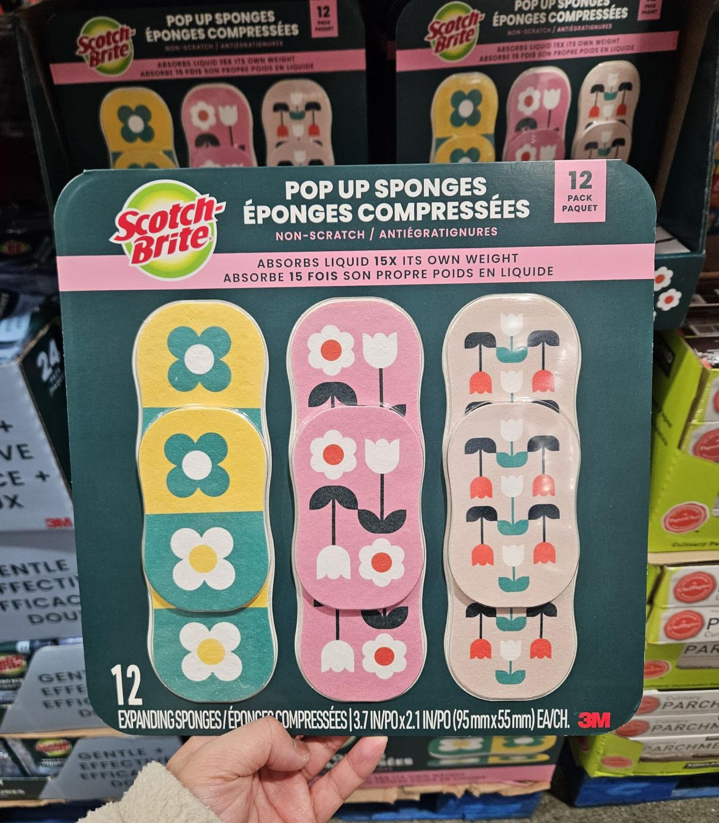 $118套, 2套起$108套,Scotch Brite 魔力壓縮海綿 (1 版12 個)