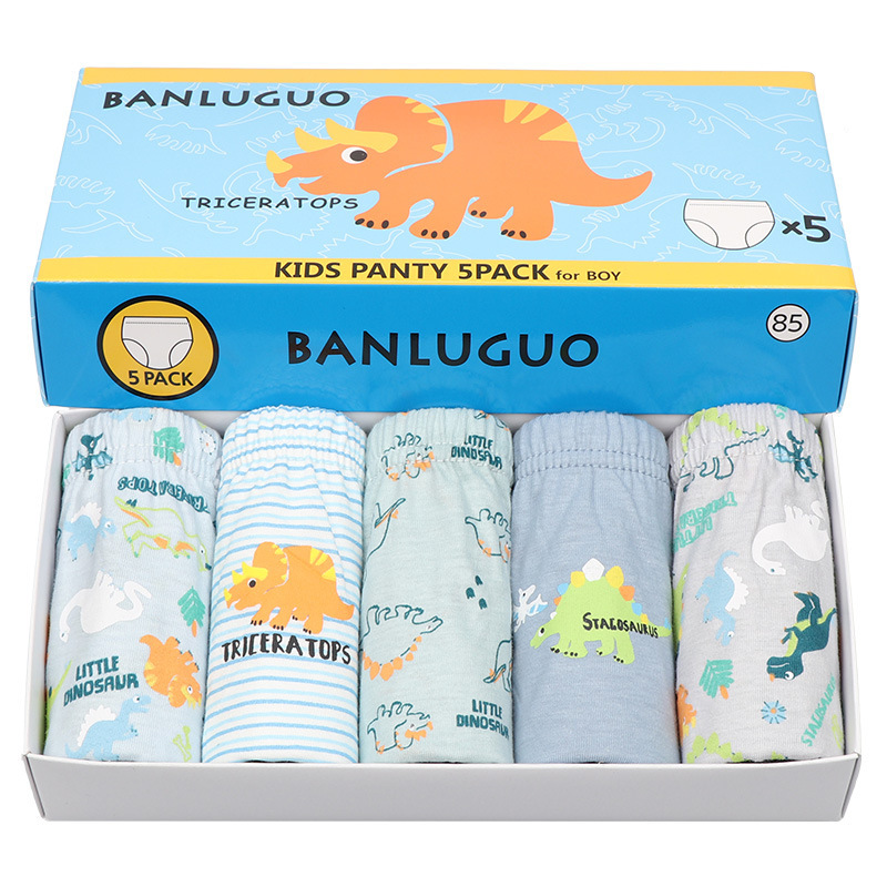 韓國純綿小童內褲 - 1盒5條 現貨
