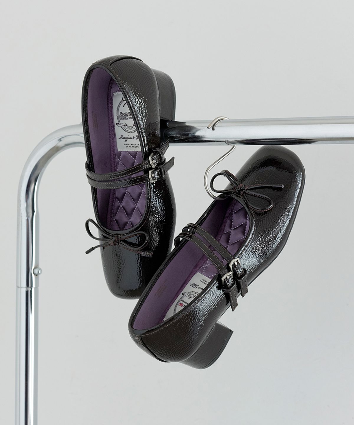 🇰🇷訂購｜Rockfish 26SS｜SQUARE TOE TWO STRAP MARYJANES (4cm)