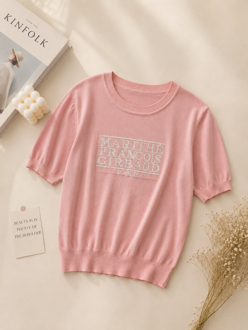 A012295 Basic Short Sleeve Knit Top
