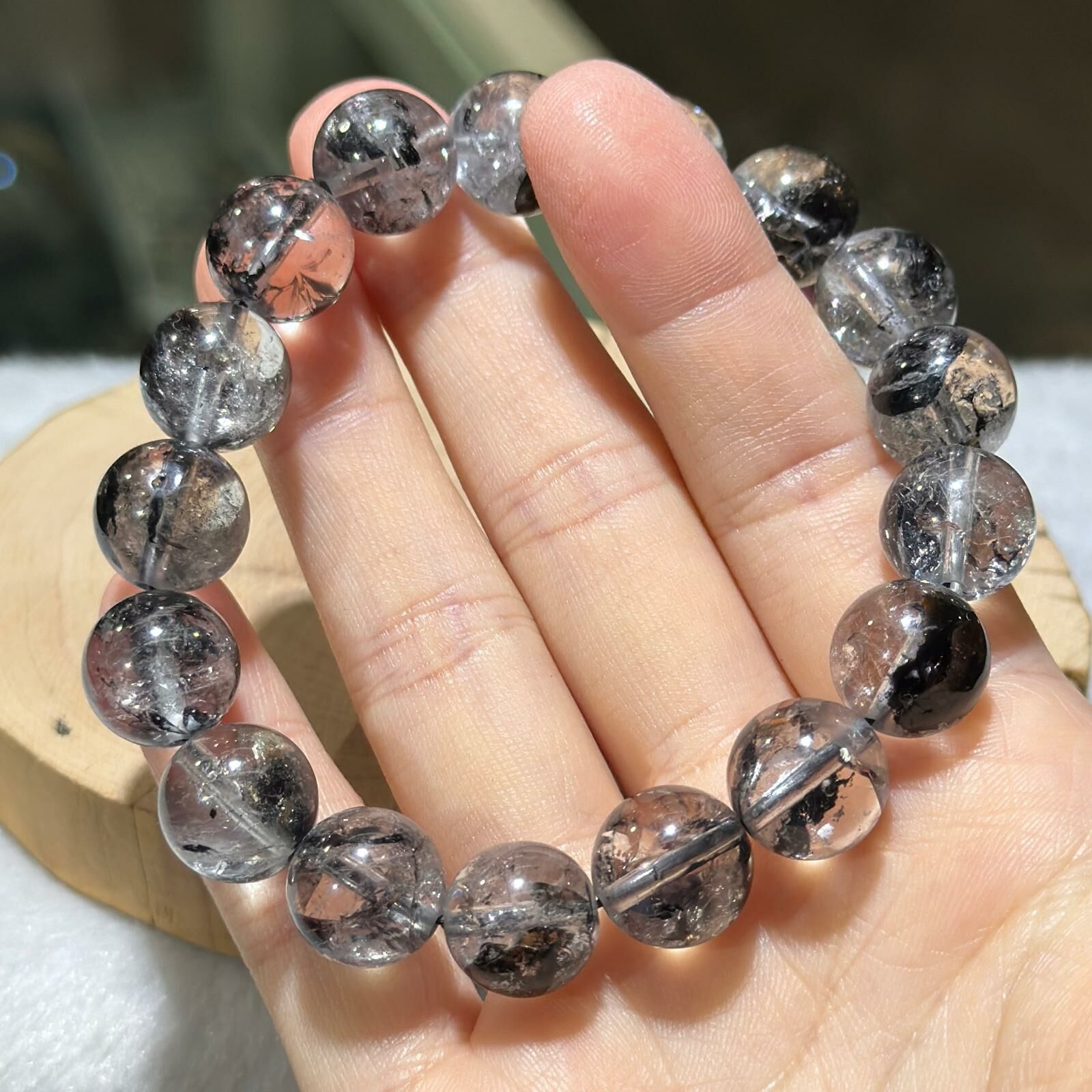 黑閃靈鑽手串 11.5 mm +/-