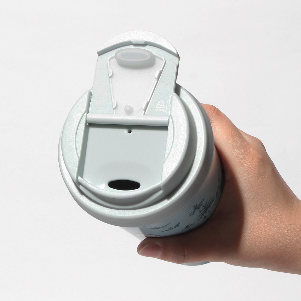 《日本🇯🇵 STARBUCKS 2026 Happy Spring Days 限定系列》不鏽鋼粉藍彩繪保溫杯 473ml