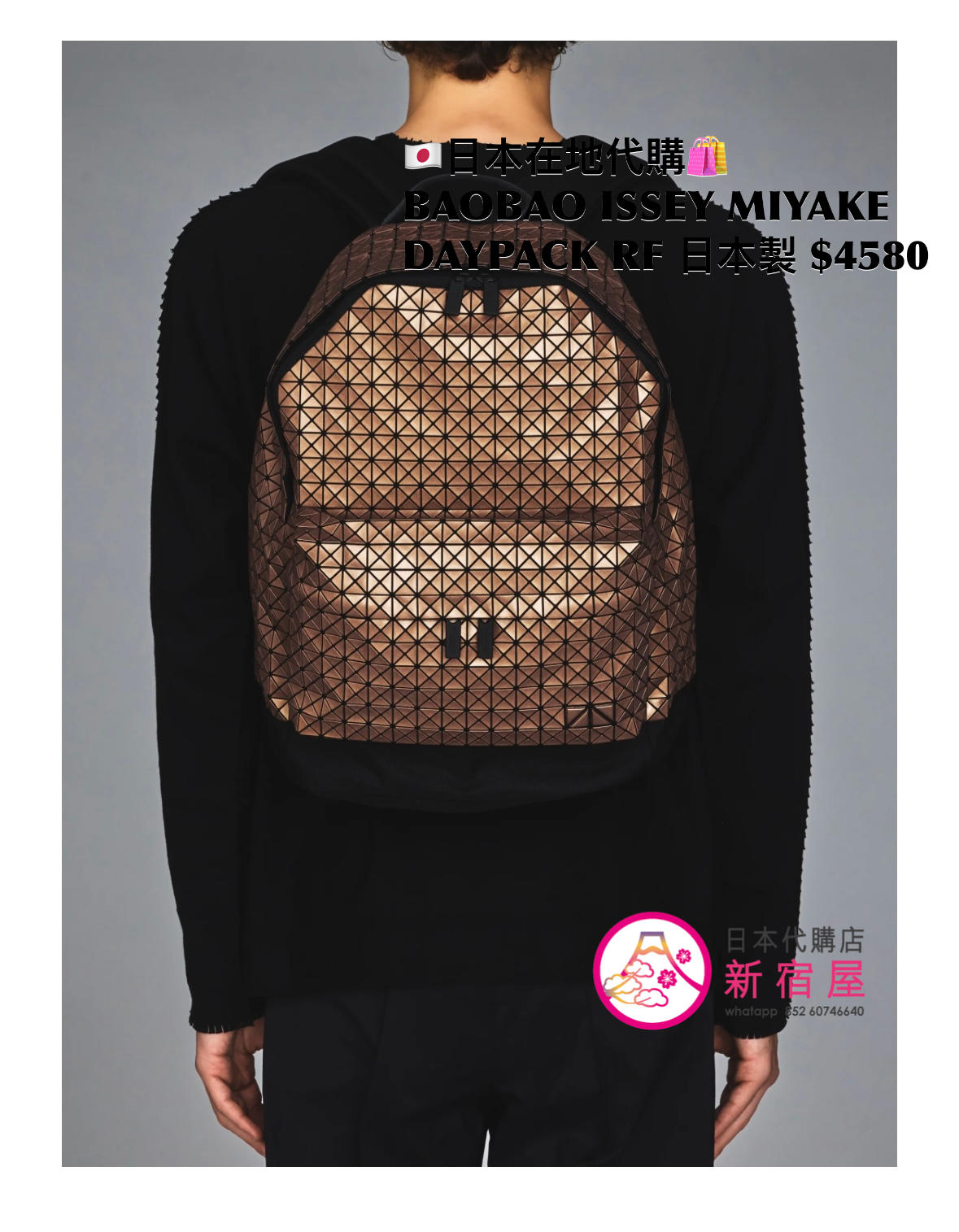 BAOBAO ISSEY MIYAKE DAYPACK REFLECTOR 