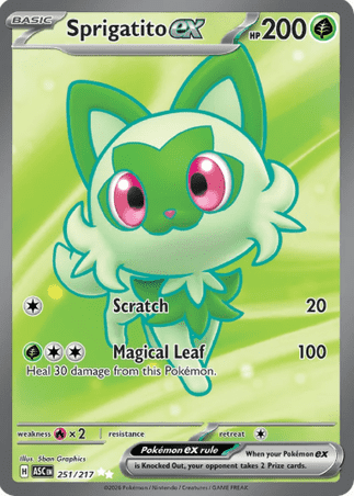 Pokemon TCG Ascended Heroes - Sprigatito EX-251/217