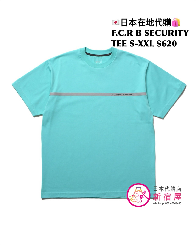 F.C.REAL BRISTOL V.I.P CREW TEE/ SECURITY TEE