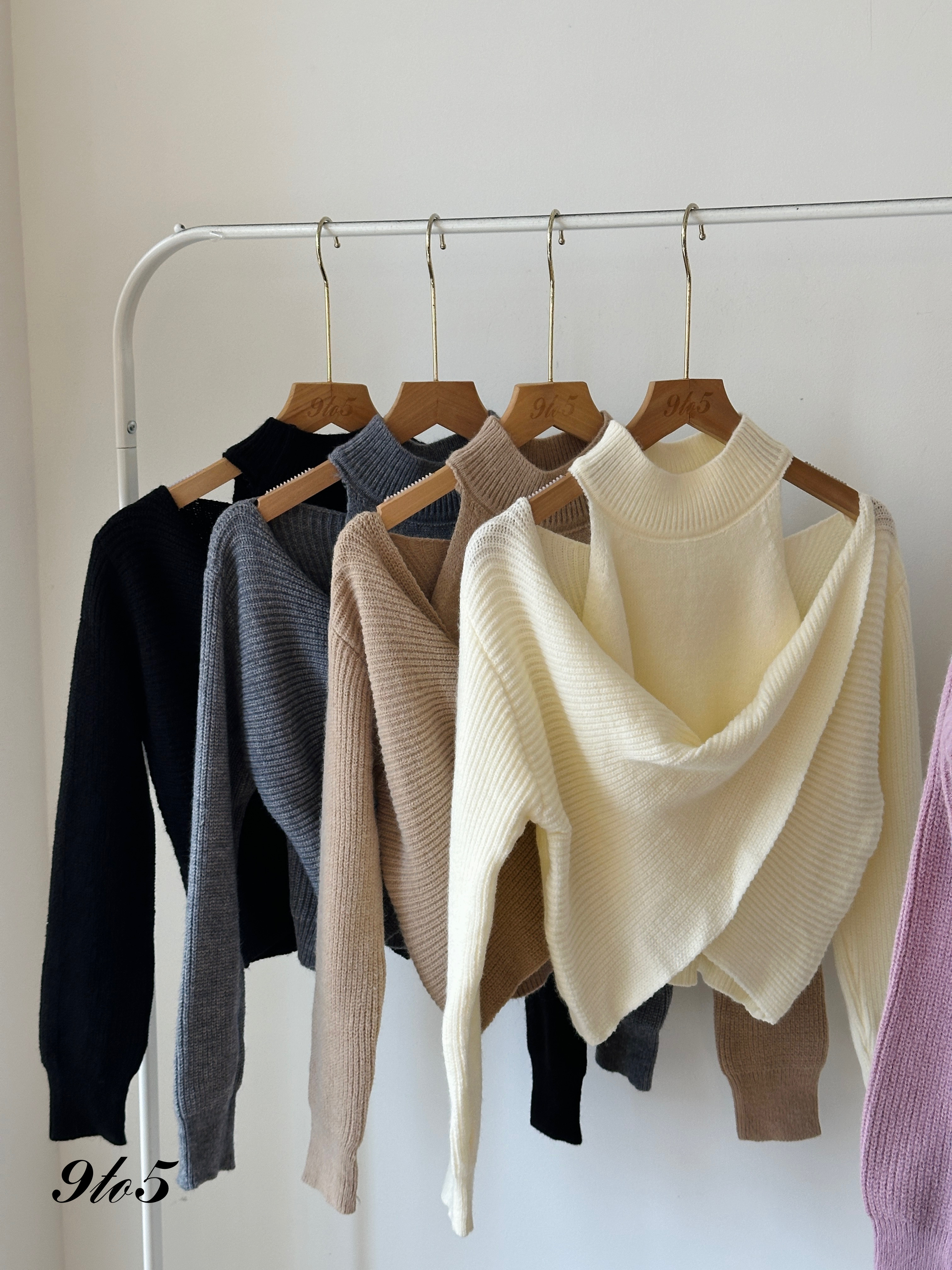 T3942 Two-Piece Knit Top - 5 Colors