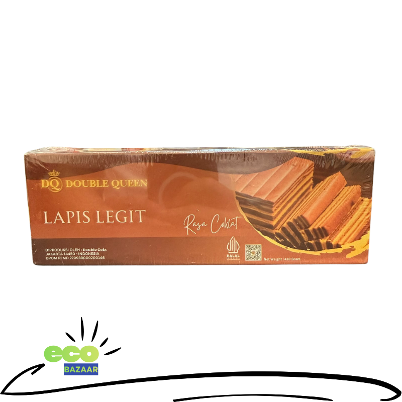 Double Queen  Layer Cake 410g Lapis Legit (Chocolate Flavor) 朱古力味千層蛋糕 (410g)