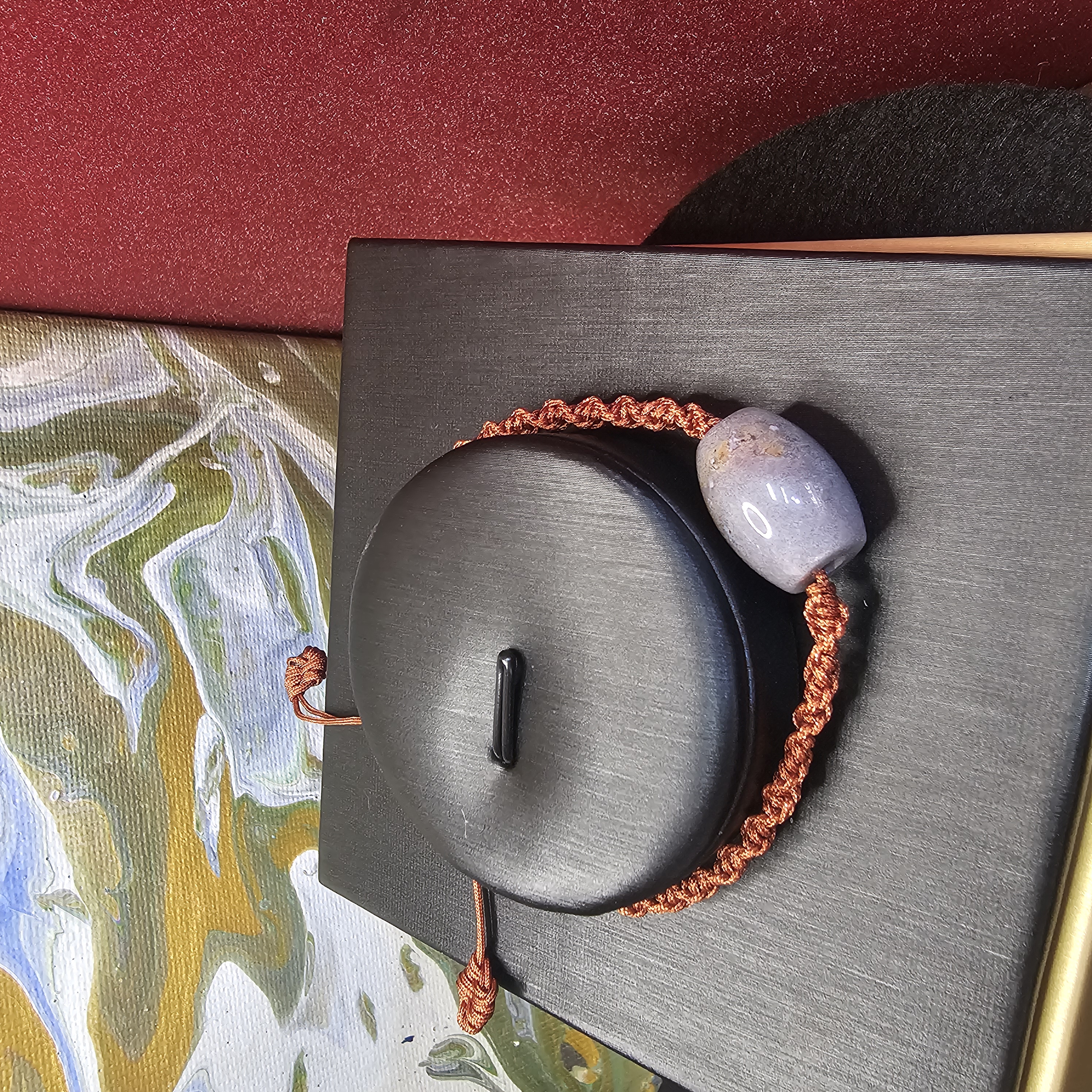 瑪瑙路路通織繩手繩