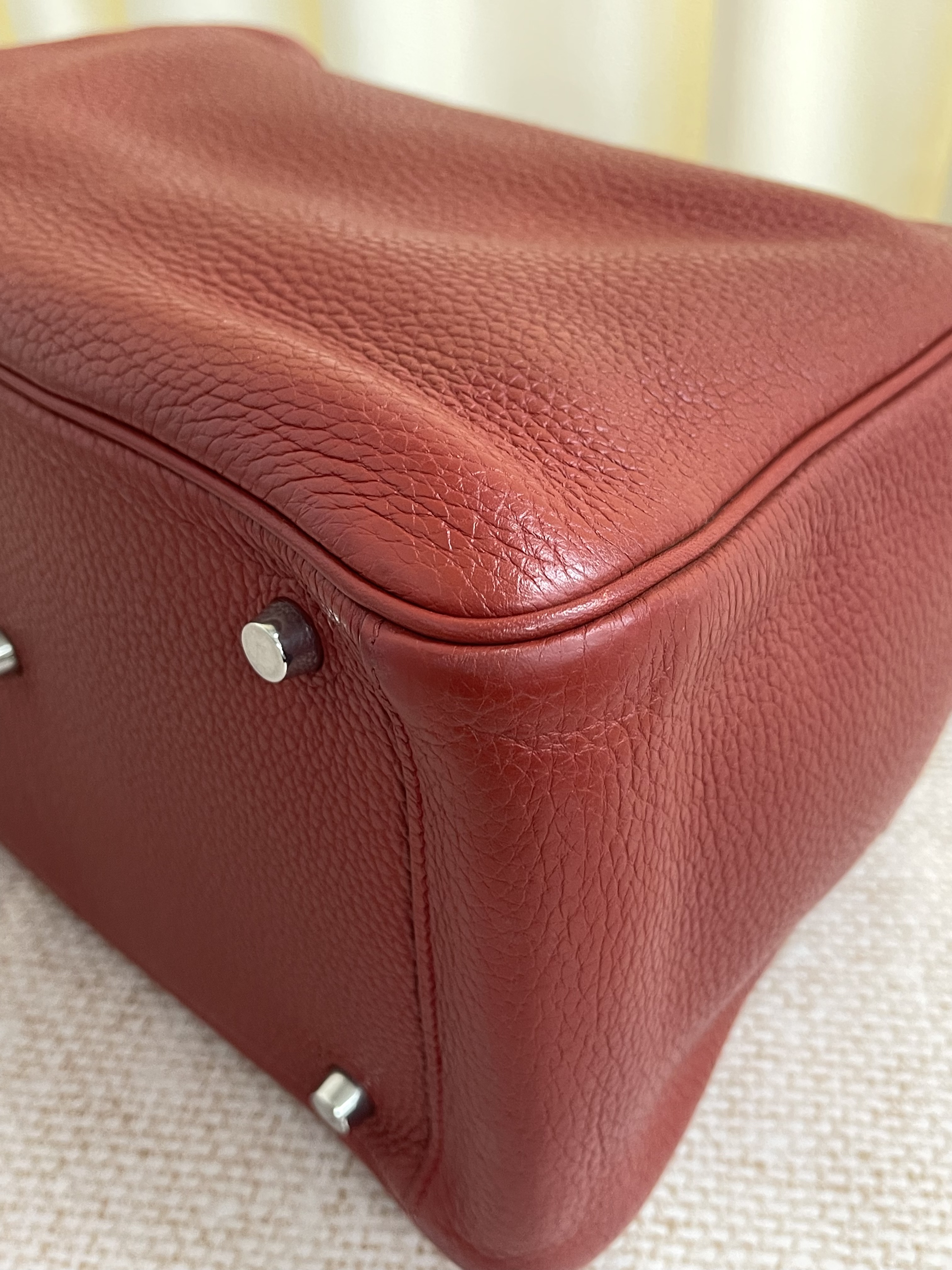 Pre-owned Hermes Lindy 30/ Stamp square M/ Product Code: 26020306