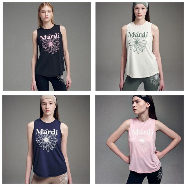 Mardi Mercredi ACTIF Airlift Sleeveless Tank Top (4色