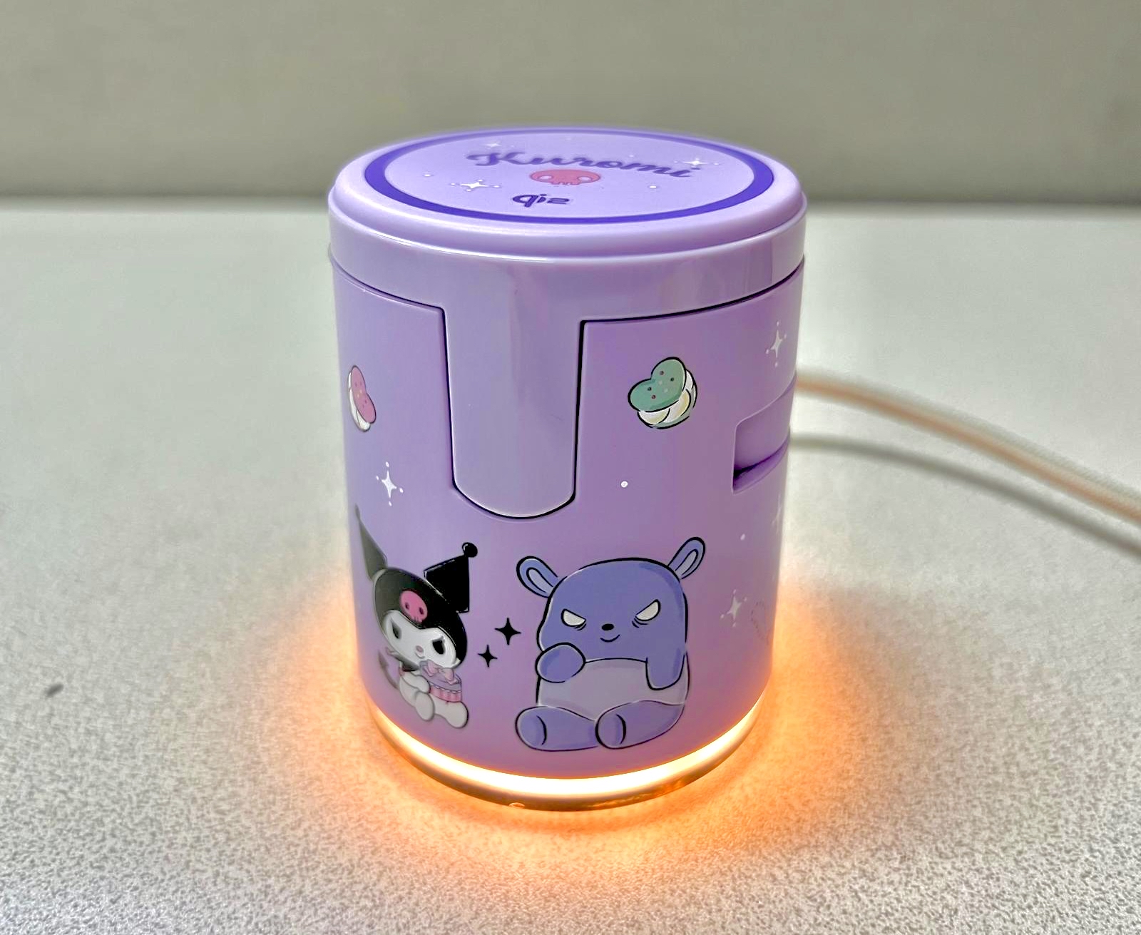 🎀 XPower x Kuromi Qi2迷你掌心5合1 MagCharge 15W磁吸無線充電座