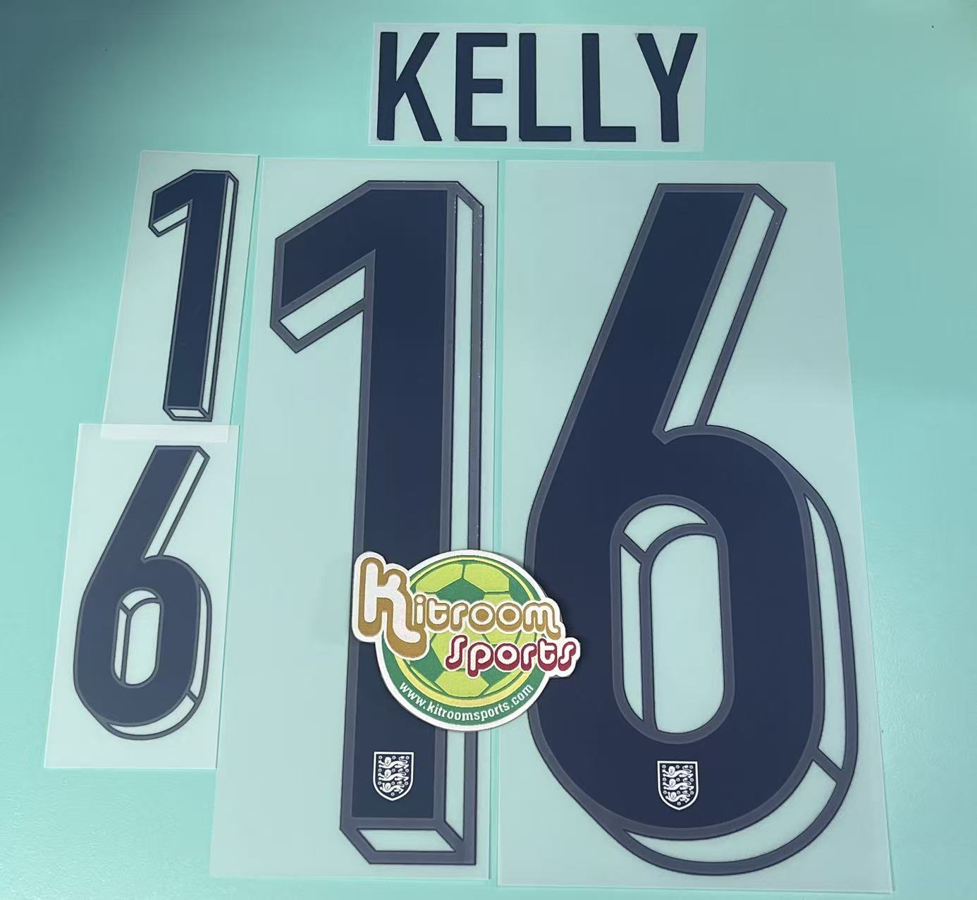 2024 England Home Nameset #16 KELLY ( Women )