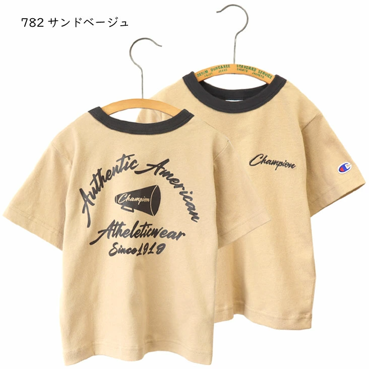 🆕【⭐訂購⭐】🌀 🇯🇵 日本直送 #Champion 寛鬆版型 復古風 草書刺繡 短袖Tee［3款選］🌀 [ELDA-0186]