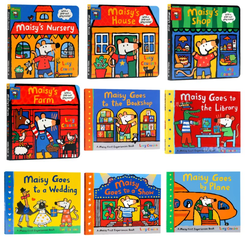Maisy Picture Book Collection 小鼠波波 繪本故事書 36 books + 28 stickers