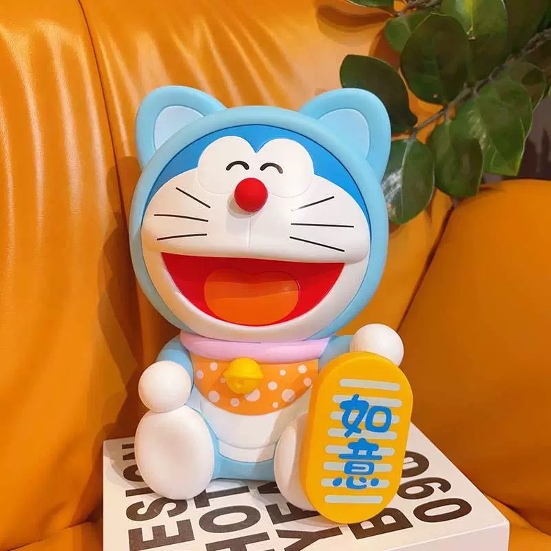 [訂購] 多啦A夢錢罌 擺設 福氣滿滿招財貓 (共8款)