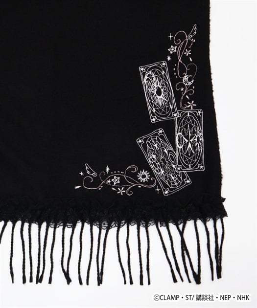 刺繡披肩 Shawl｜axes femme X 百變小櫻 聯乘 第二彈 (Cardcaptor Sakura) 【預購】 (26SK123-P)