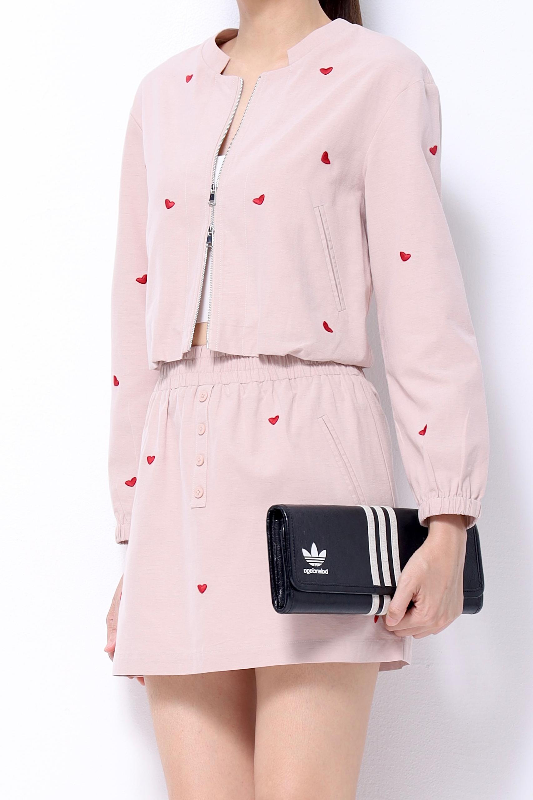 CS1430 LITTLE HEARTS SOFT COTTON SKIRT