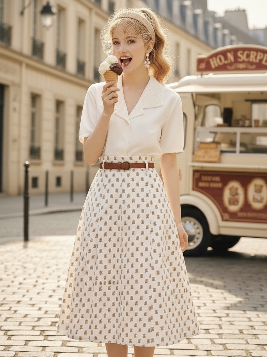 日本製伊甸園篇小玫瑰蕾絲領子浪漫公主服