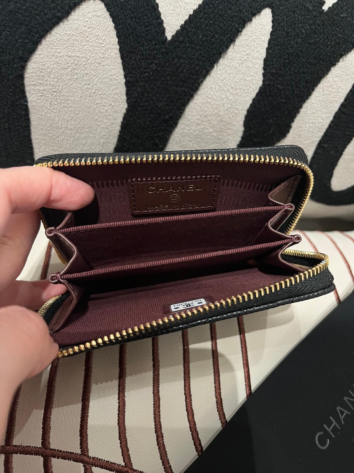 Chanel card holder AP0216 黑色荔枝牛皮 100%Authentic ,全新 ✅晶片貼✅dust bag✅box 