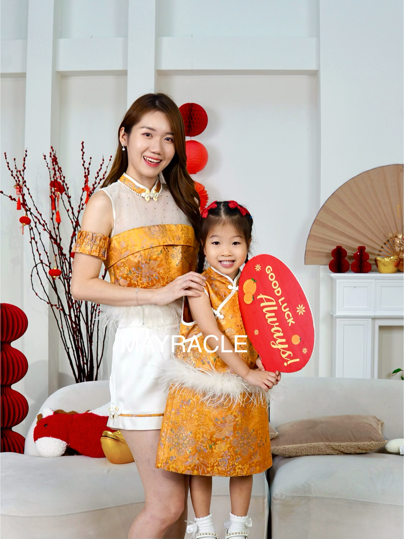 [PRE-ORDER] CNY 2027 Feng (丰) Top + Shorts Set