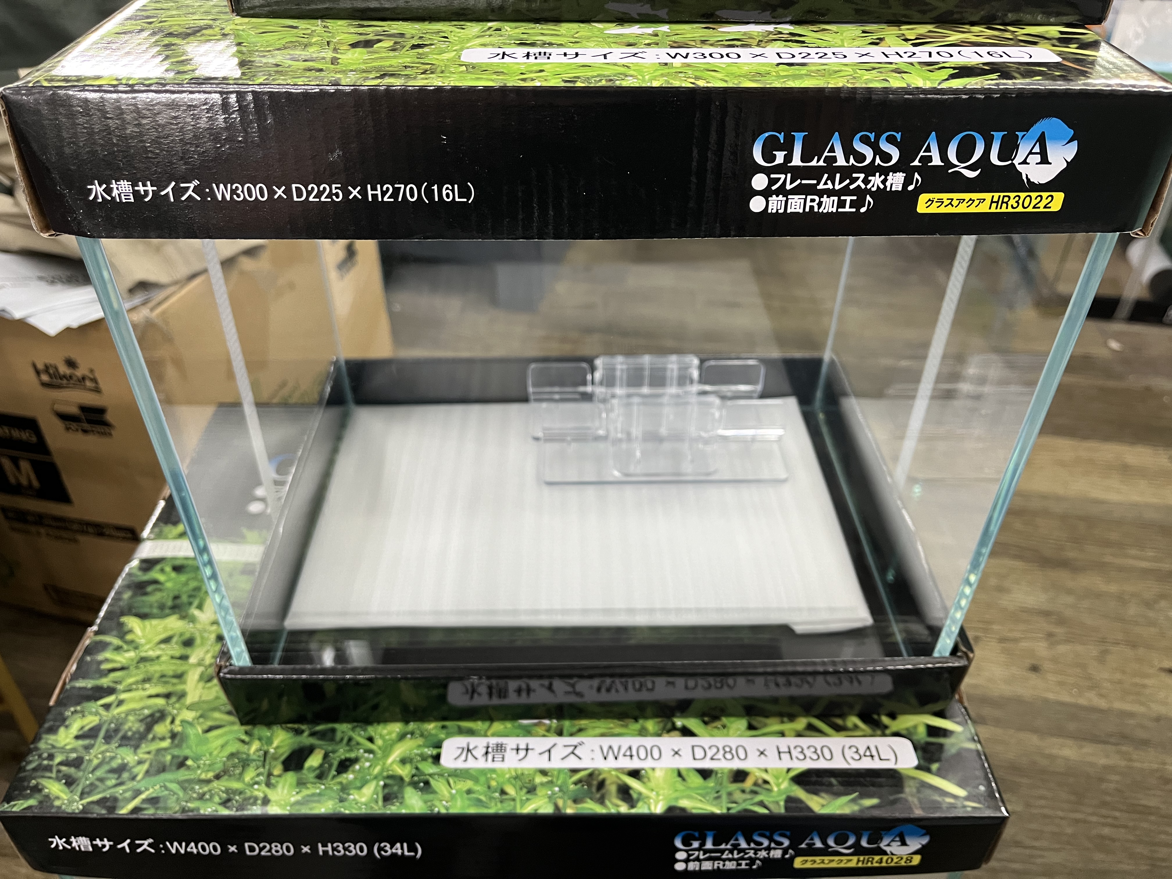 Glass Aqua 超白水晶玻璃方角魚缸（26-60cm長） | JF蝦佬水族