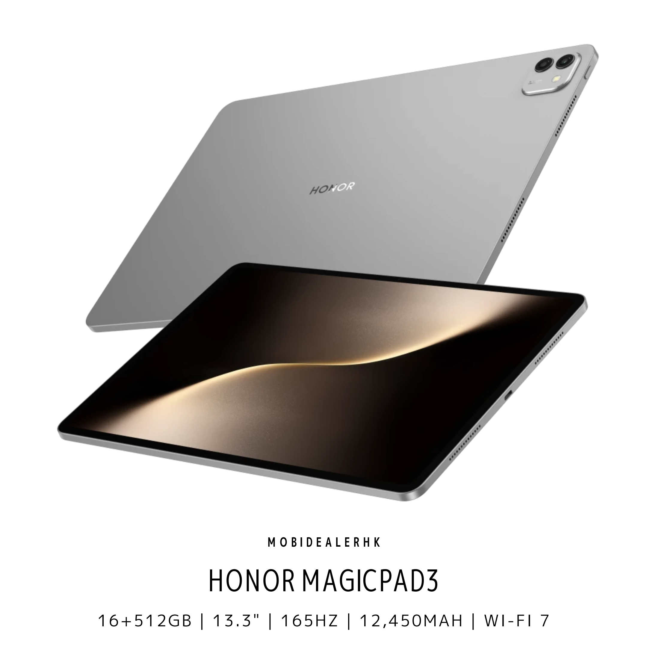 Honor MagicPad3 | 榮耀 MagicPad3 | WiFi | 平板電腦 | 16+512Gb | 13.3" 超大屏幕 | 165Hz | 12450mAh 巨大電池