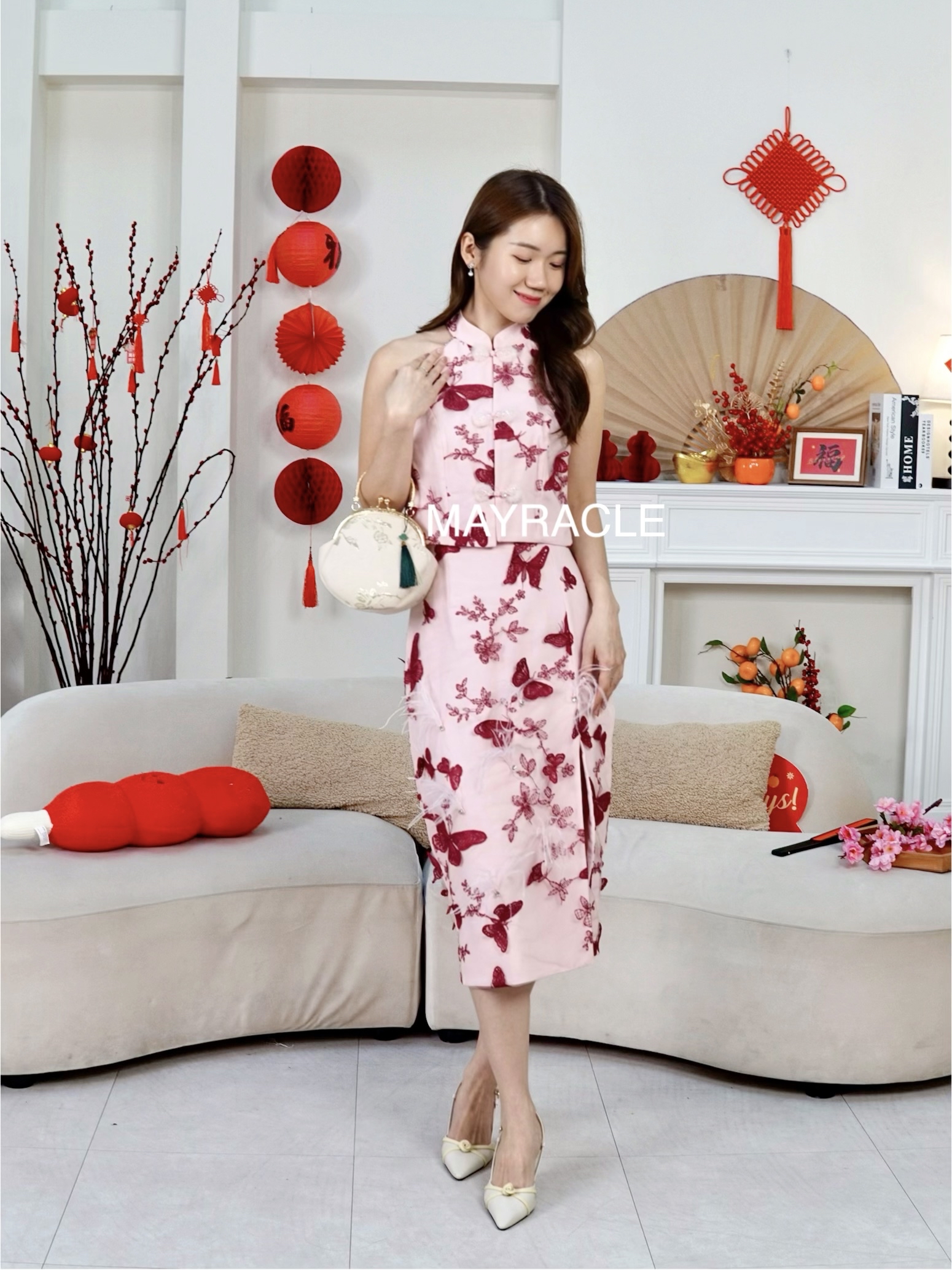 [PRE-ORDER] CNY 2027 Butterfly (蝶) Top + Long Skirt