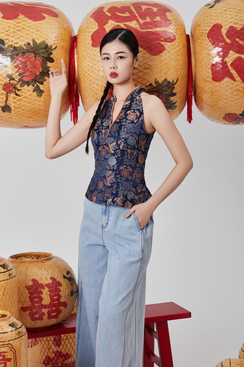 牛仔宽脚裤 1611