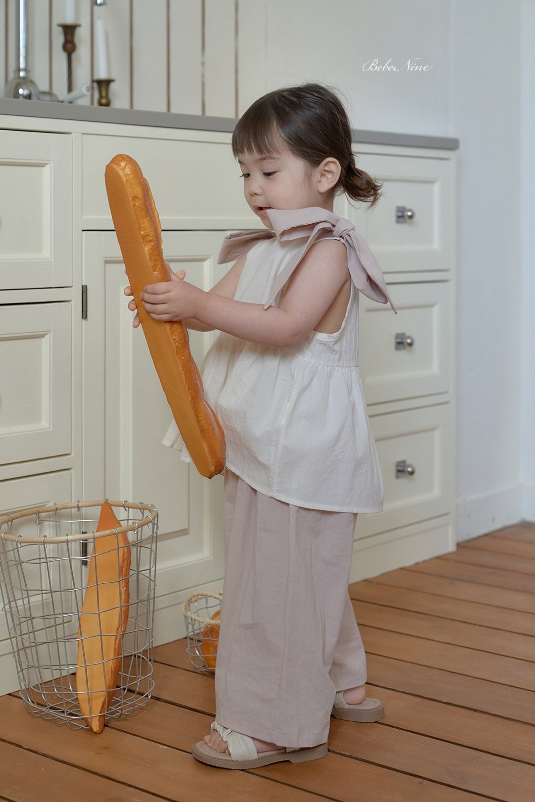 ☀️預訂 韓國直送☀️🇰🇷Bebenine三色寬鬆純棉闊腳長褲