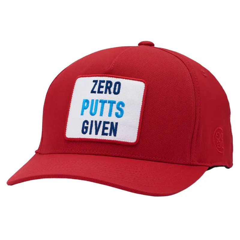 G/FORE ZERO PUTTS GIVEN GOLF CAP - 紅