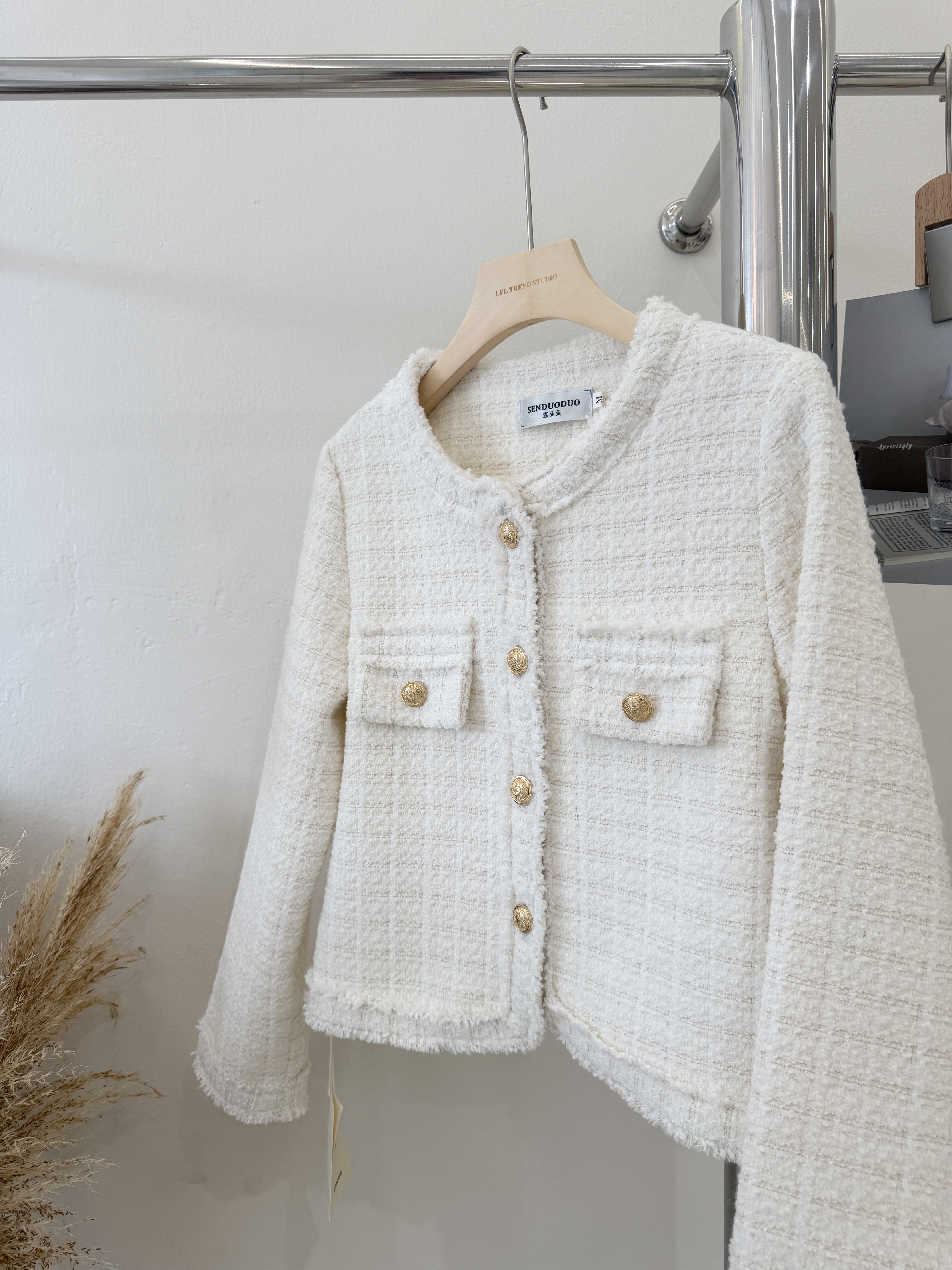 6755 爆款名媛小香风外套