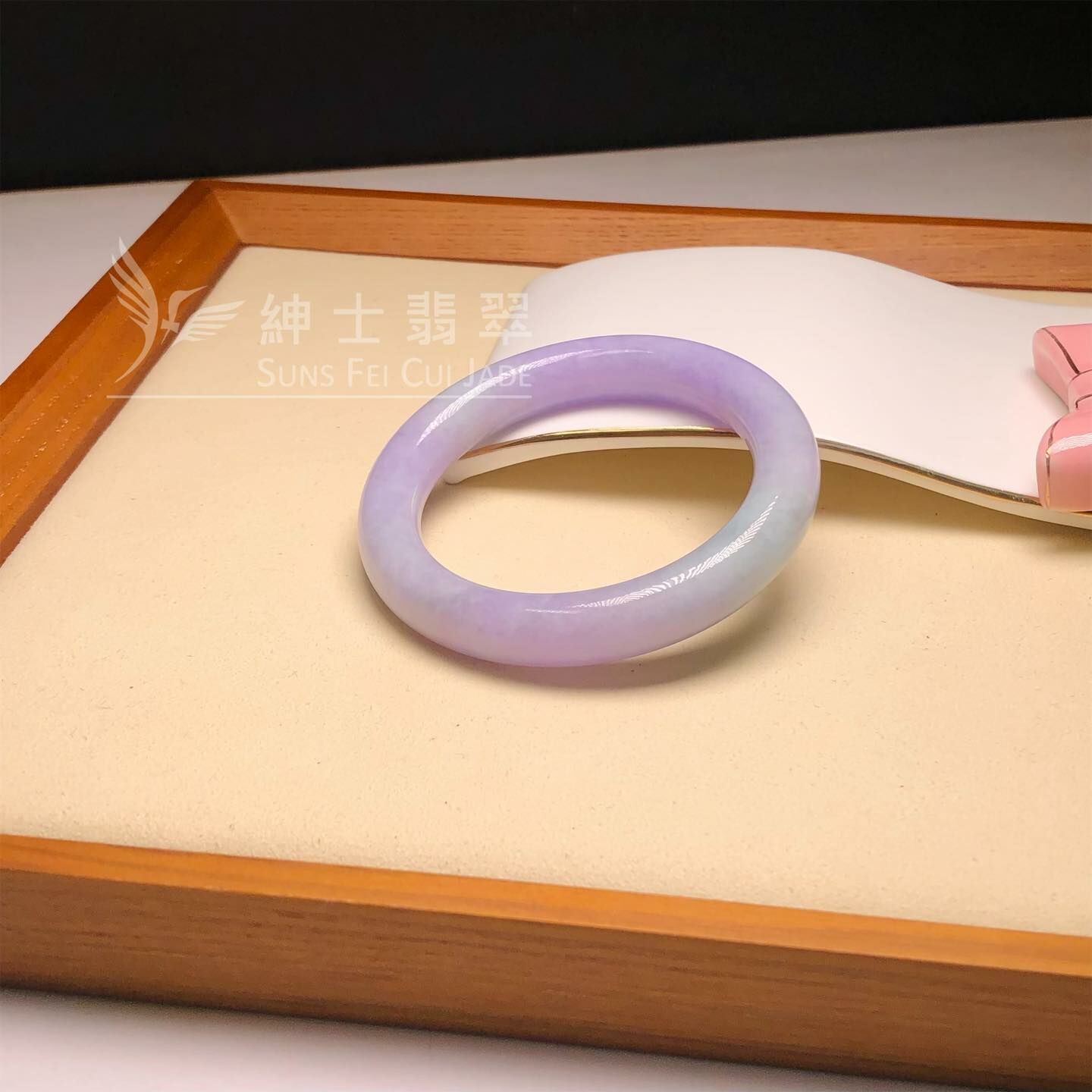 木那濃紫春彩圓鐲52.6mm