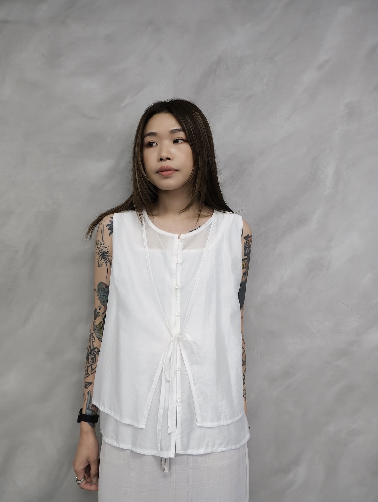 Double layered blouse #top151