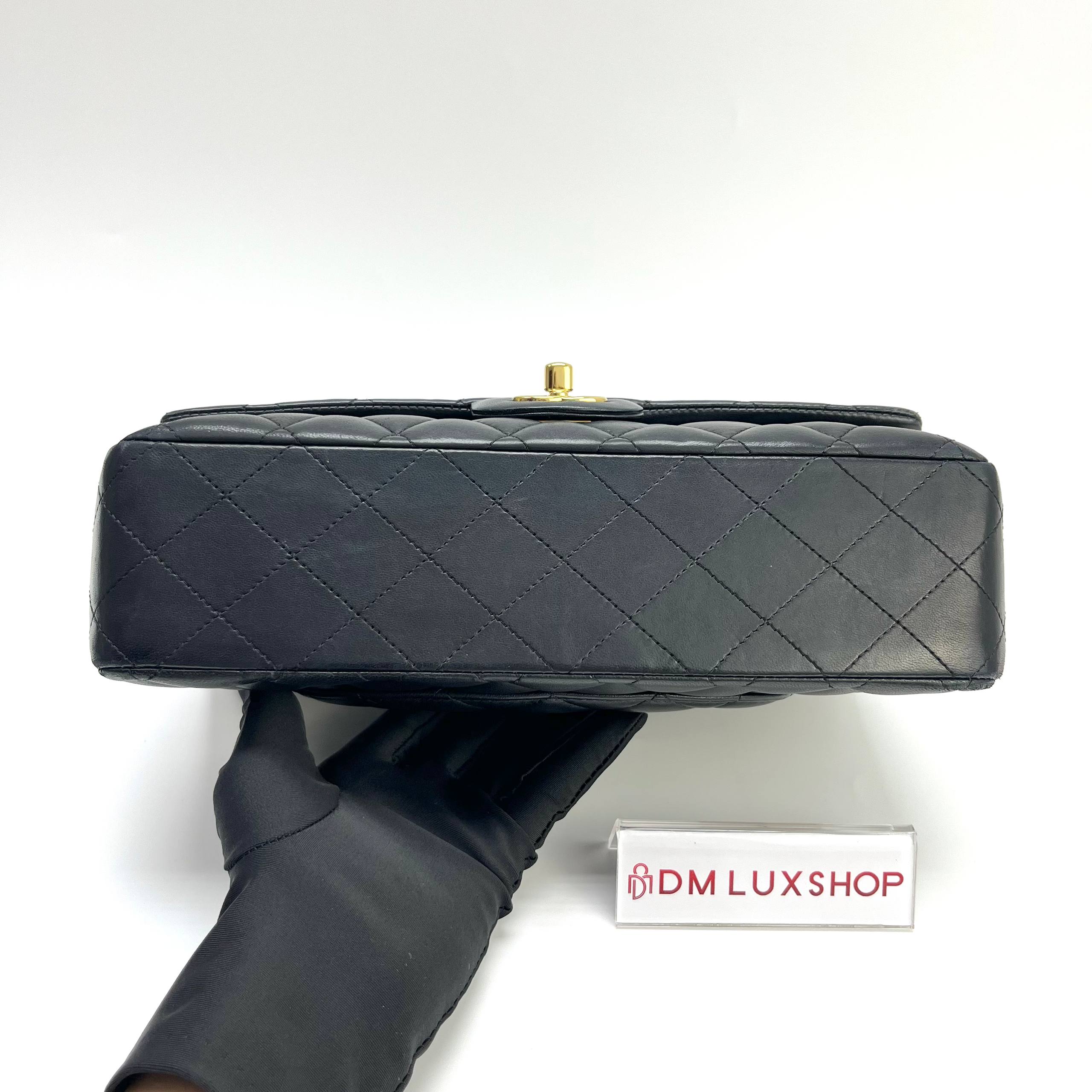 Chanel Black Lambskin CF Medium GHW (Serial 21)