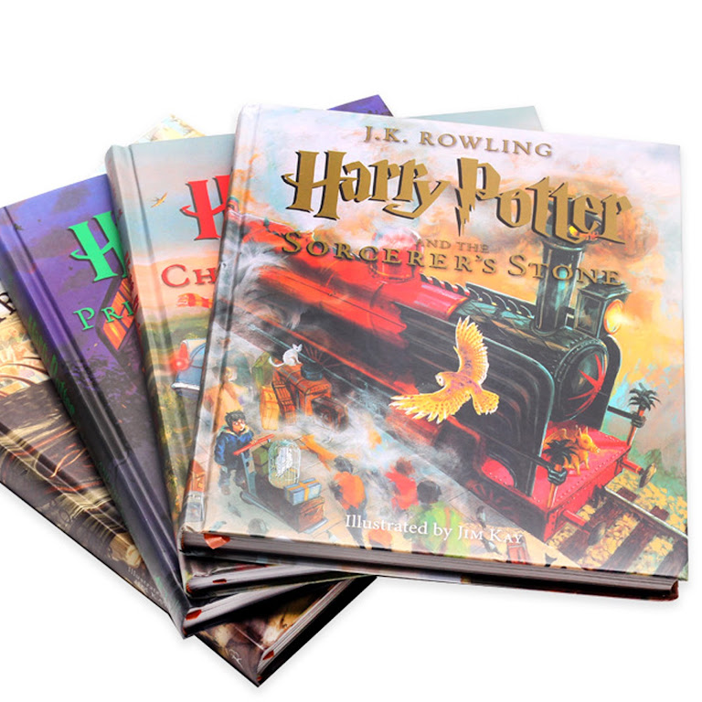 Harry Potter 哈利波特 1 2 3 4部曲 彩繪精裝插畫收藏紀念版 4 books 魔法石 密室 阿茲卡班囚徒 火焰杯