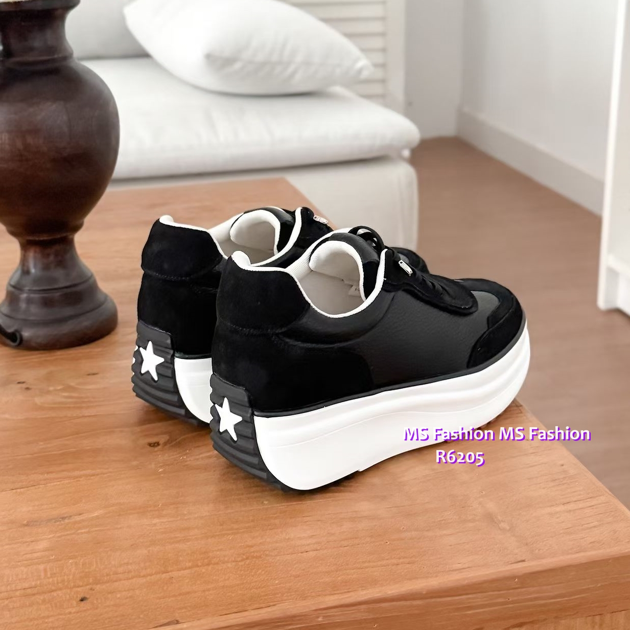 R6205 韓國🇰🇷真皮拼接Sneakers