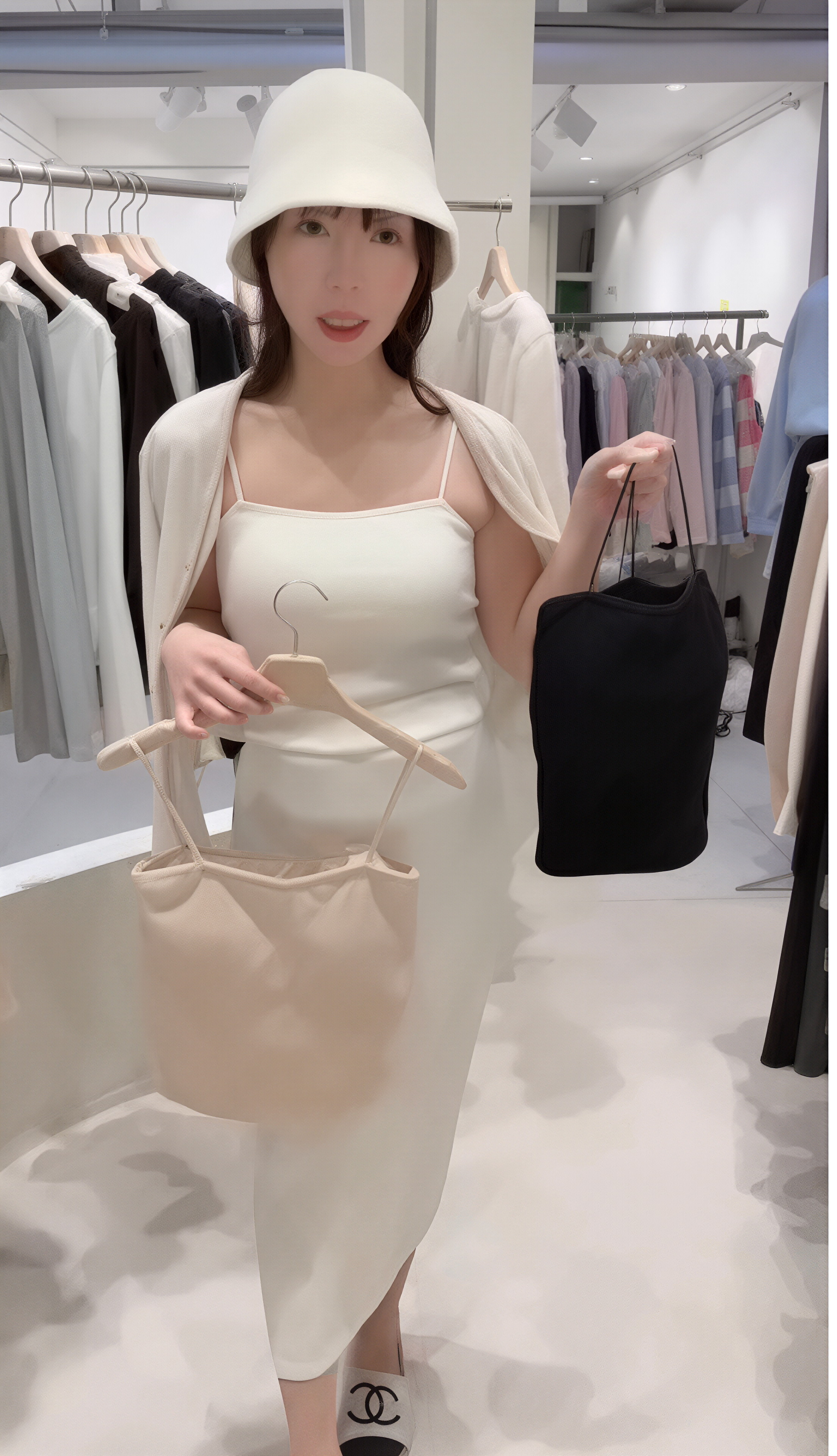 內薄絨毛的毛巾料彈性22/1 東大門檔口直播#ff2734