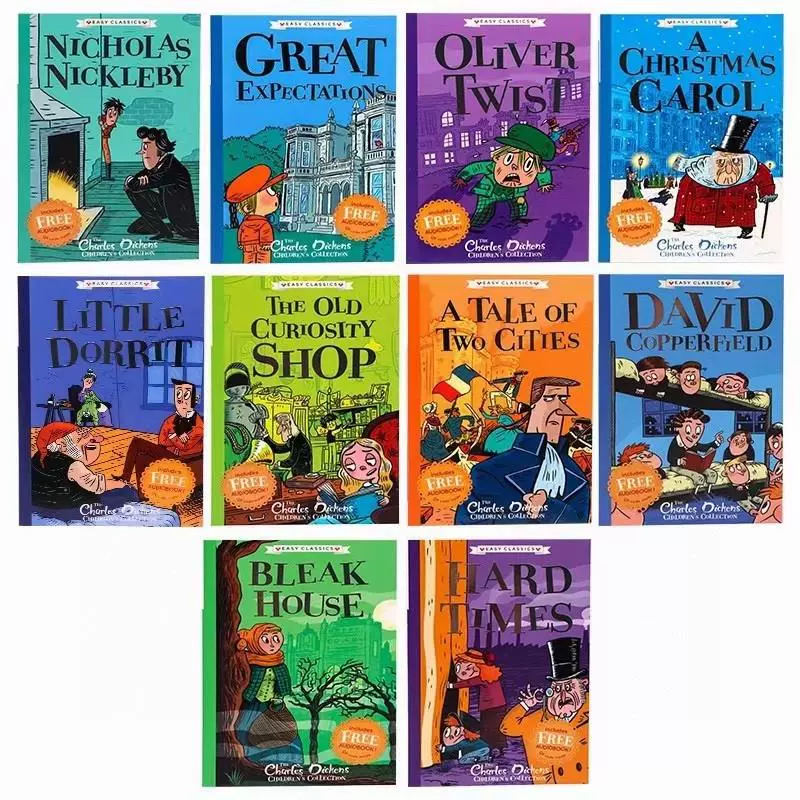 The Charles Dickens Children's Collection 查爾斯狄更斯 10 books Easy Classics