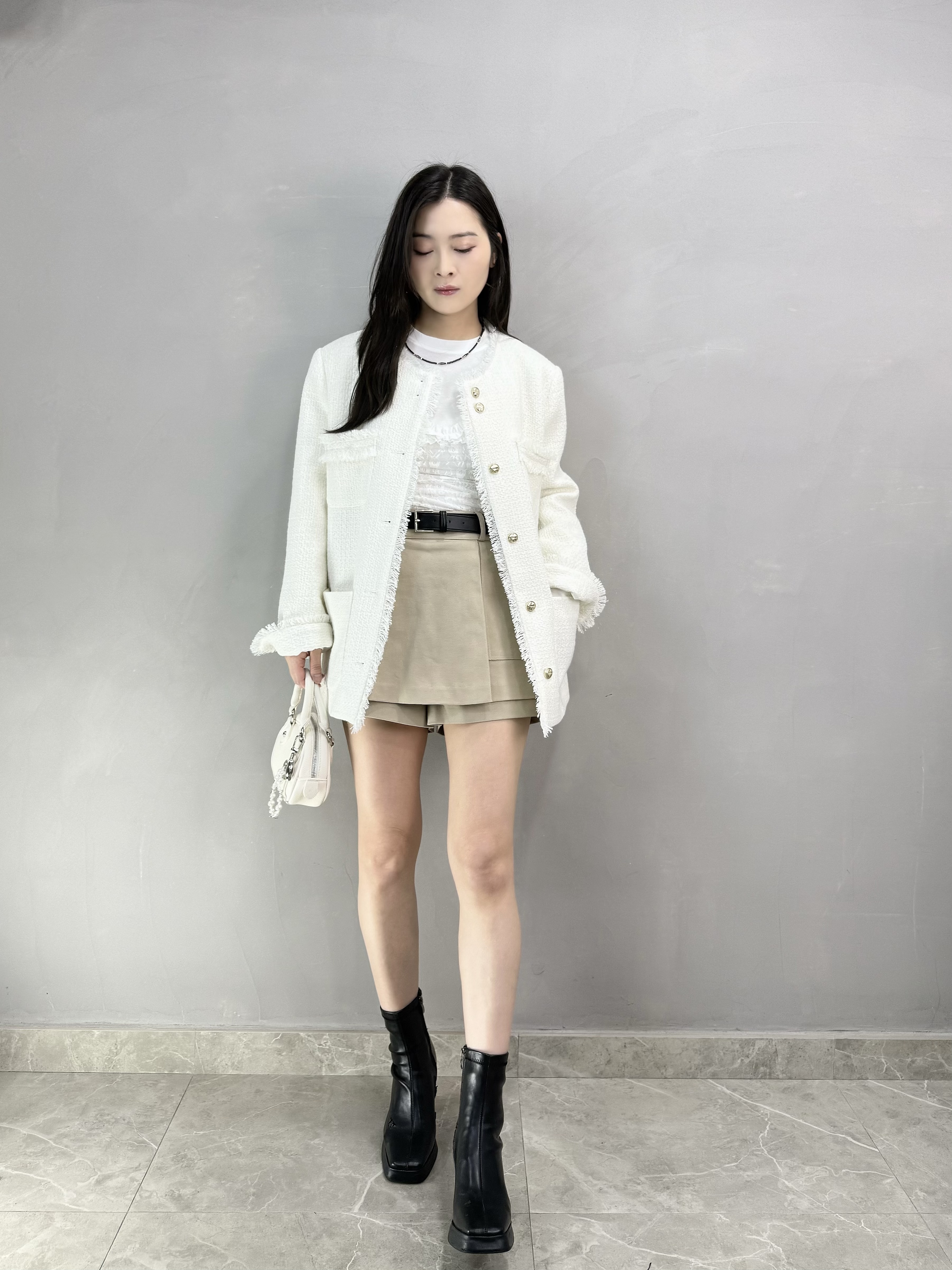 G60 薄Tweed料外套