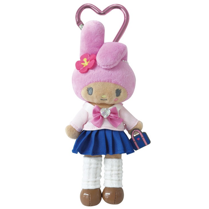 現貨｜Sanrio My Melody 長腿 日版 毛公仔 吊飾 掛件 連心形扣 (MK5502)