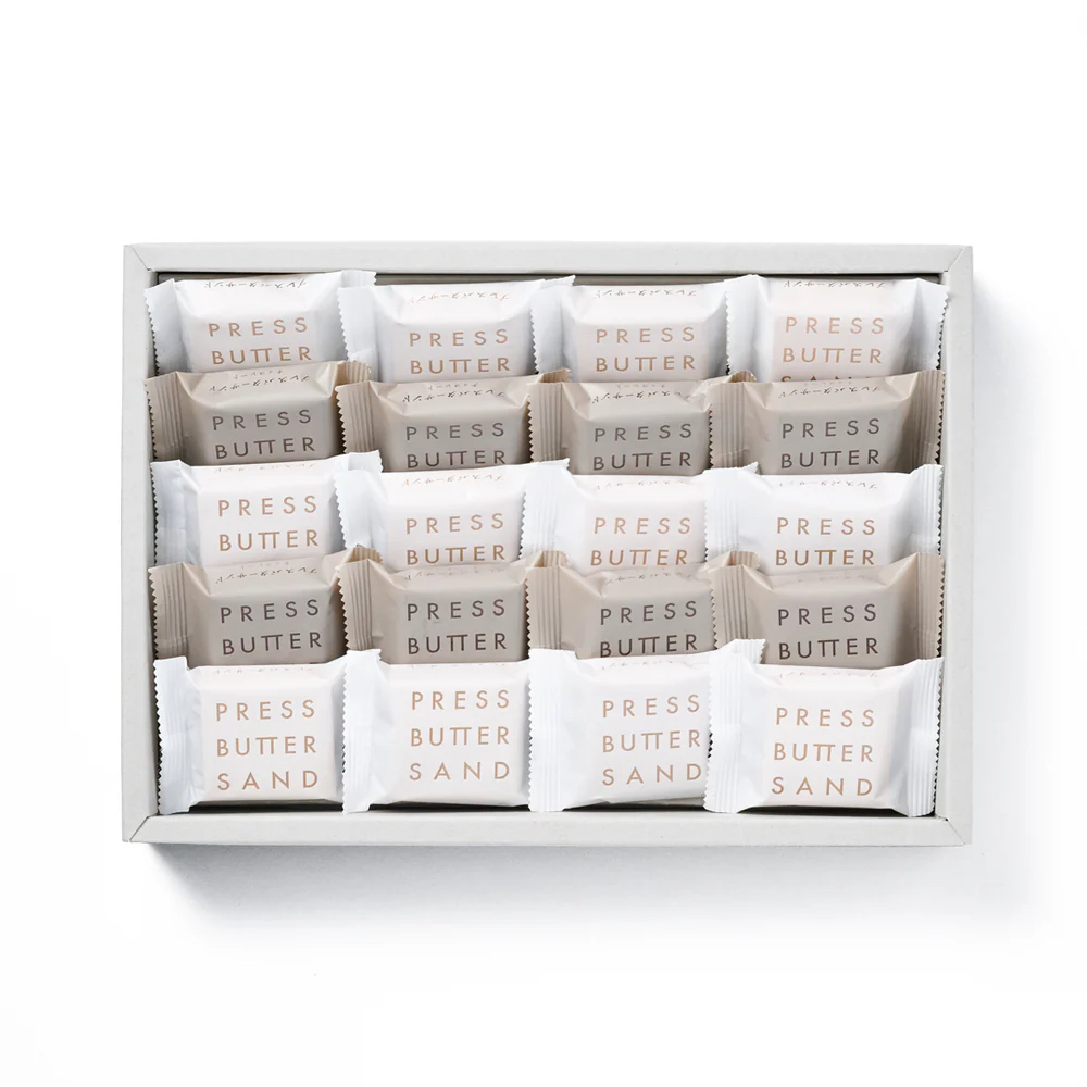 三月連線  （此為比較快到期的食品） Press Butter Sand 朱古力+原味雙拼奶油夾心餅（20 入）