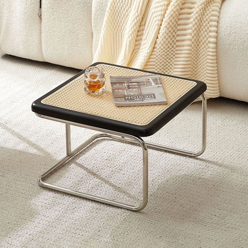 中古茶几客廳家用小戶型茶台組合輕奢現代網紅藤編簡約不鏽鋼ins coffee table