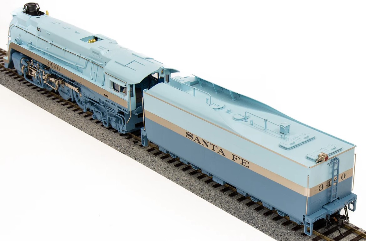 BROADWAY LIMITED HO ATSF Blue Goose DCC Sound and Smoke