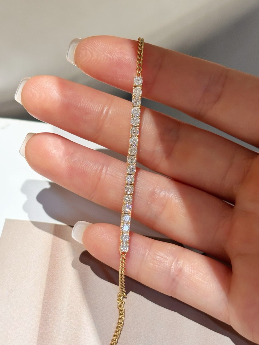 18K Lab Diamond Bracelet