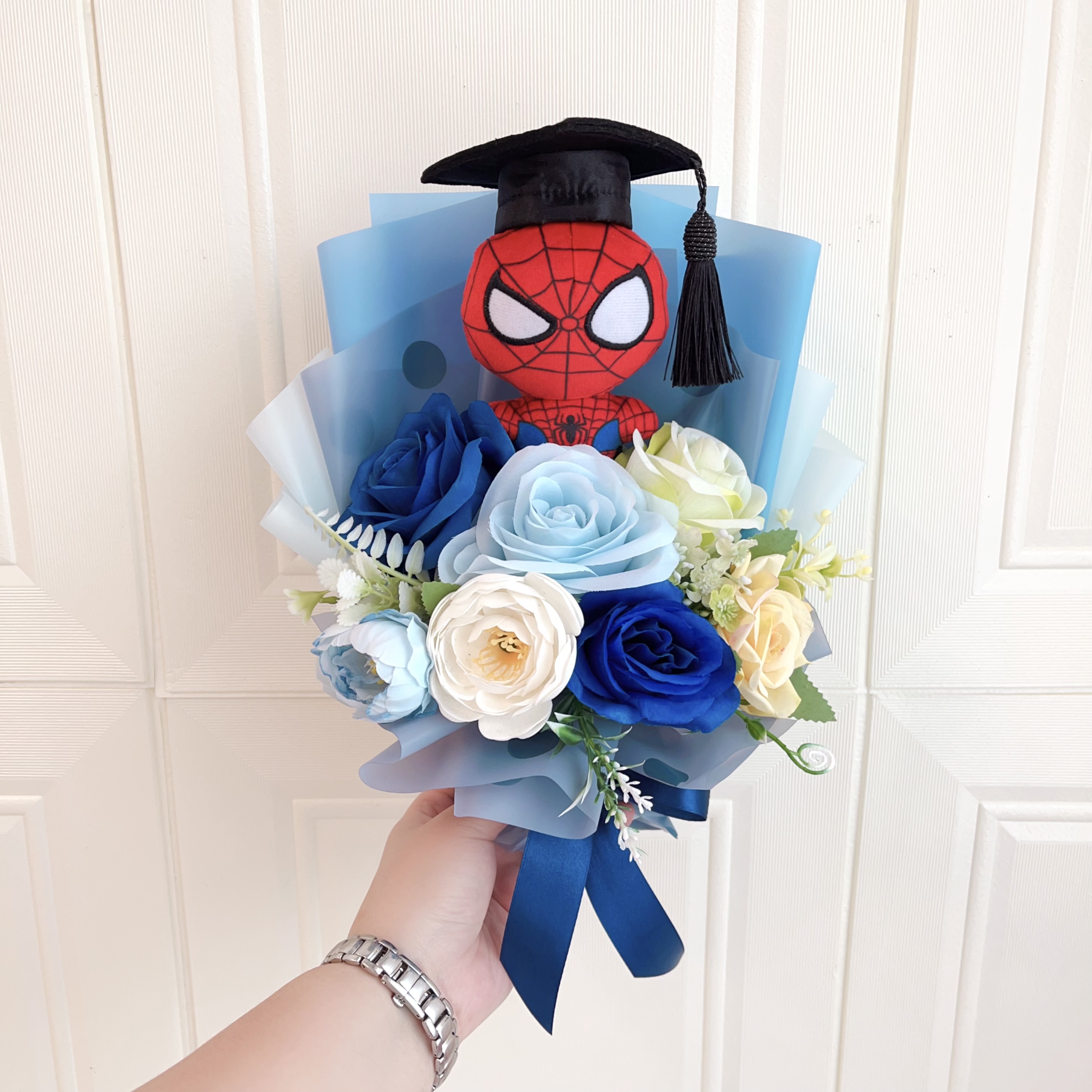 (現貨)蜘蛛俠畢業小花束