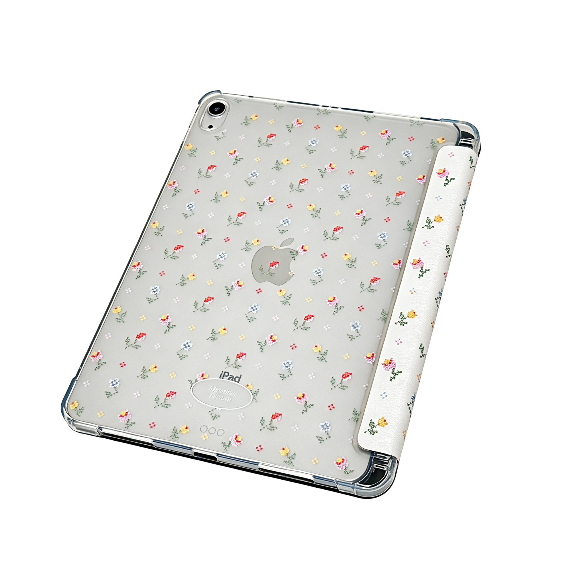 【Pixel FlowerBox VOL.48】透明磨砂書本式 iPad Case