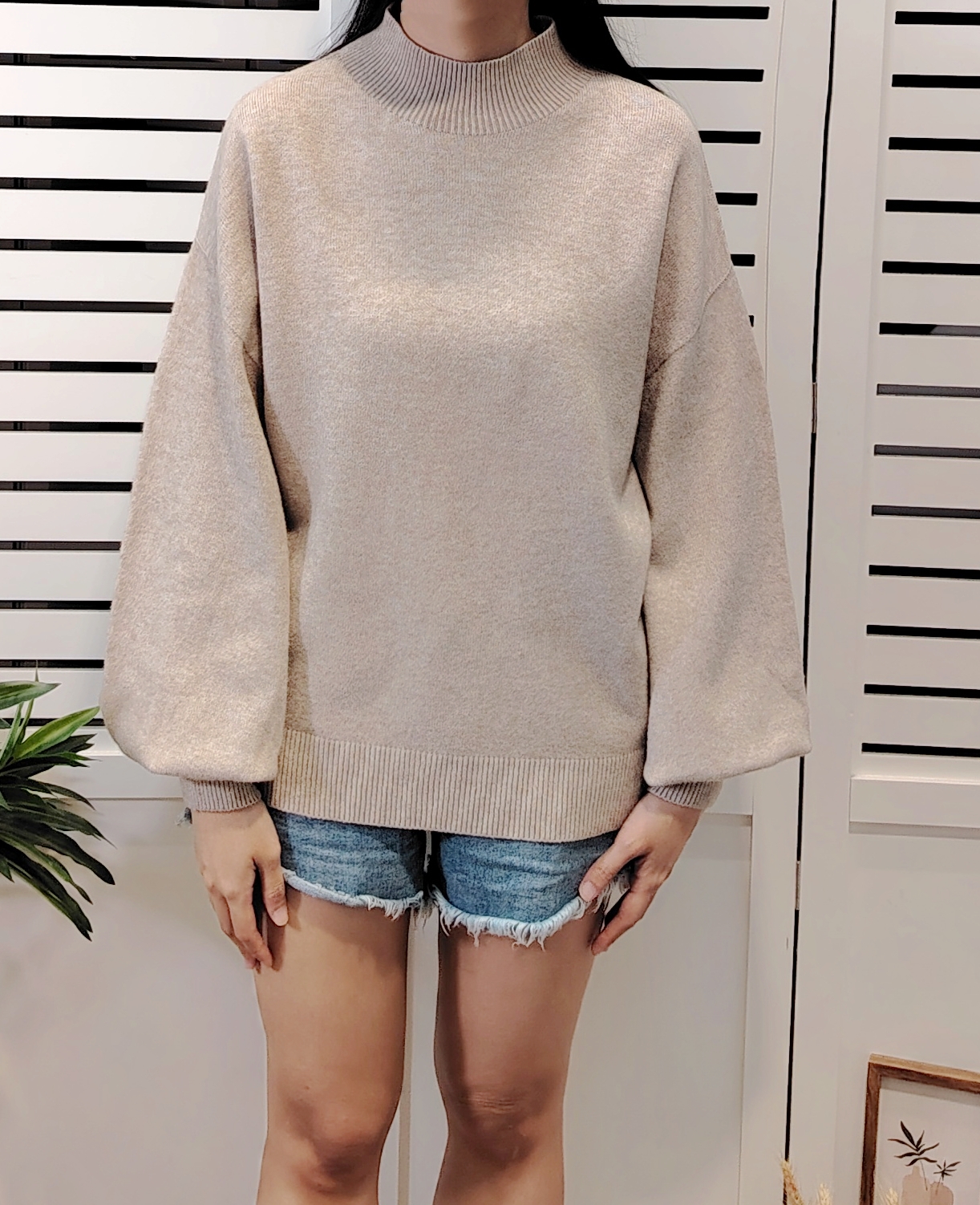 S85016 Kintted Long Sleeve Jumper 